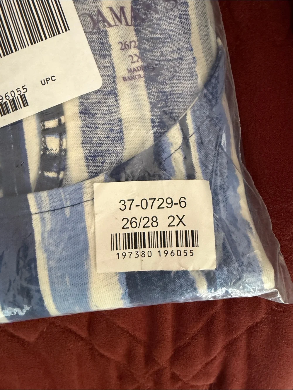 Roaman's Short Sleeve Printed Tees in Blue, Black and White - Picture 5 of 12